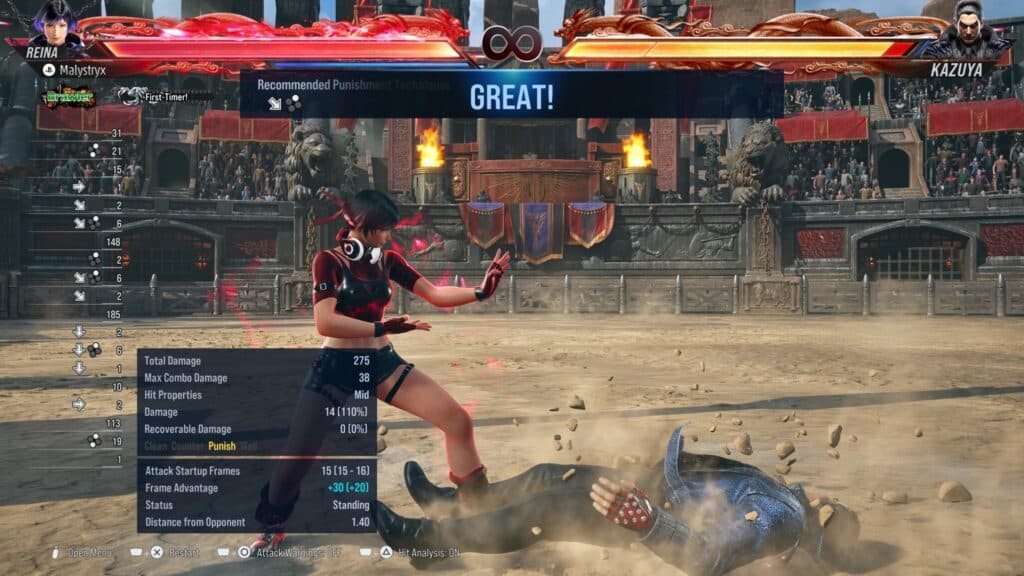 Success during punishment training (image via esports.gg)