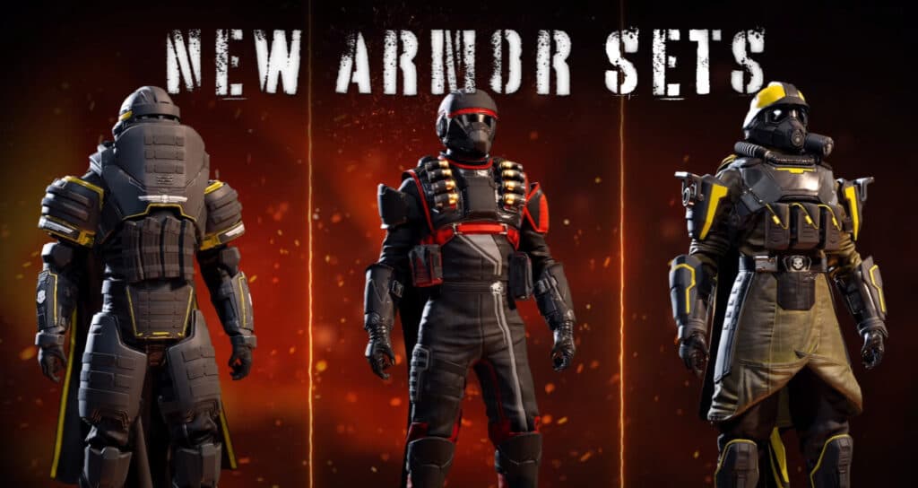 The three armor sets included in the Democratic Detonation Warbond (Image via PlayStation on YouTube)