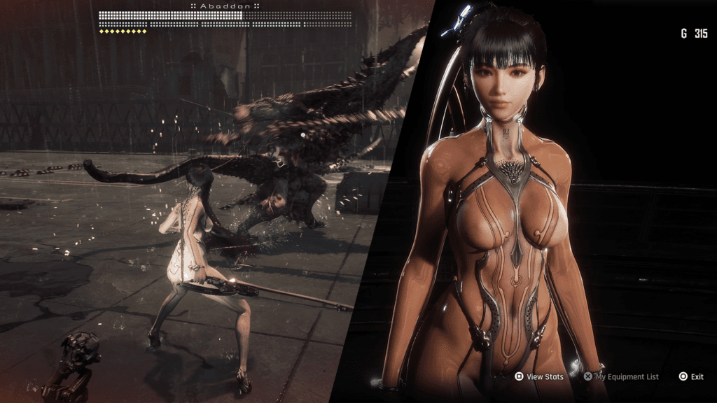 Click the picture to learn <a href="https://esports.gg/guides/gaming/stellar-blade-skin-suit-unlock-and-equip/">how to unlock and equip the Stellar Blade Skin Suit</a>