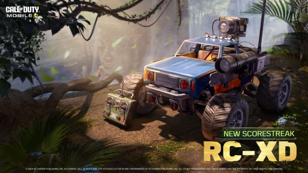 The RC-XD Scorestreak as a CoD Mobile Season 4 2024 Battle Pass reward (Image via Activision Publishing, Inc.)