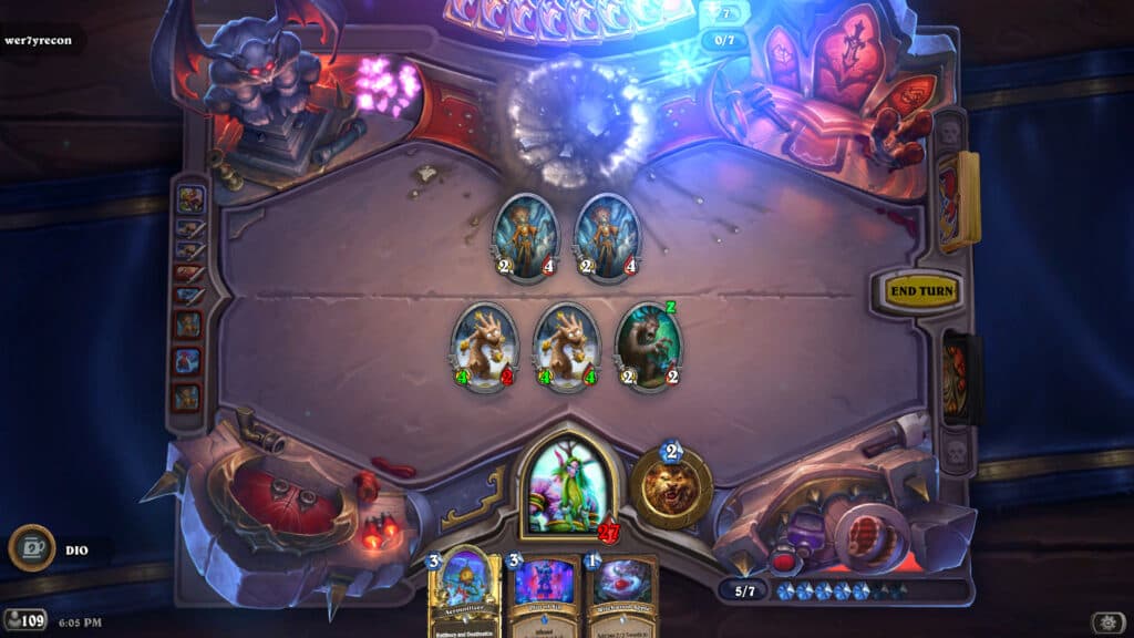 Hearthstone Brawl Block: Tinyfin Mode screenshot (Image via Blizzard Entertainment)