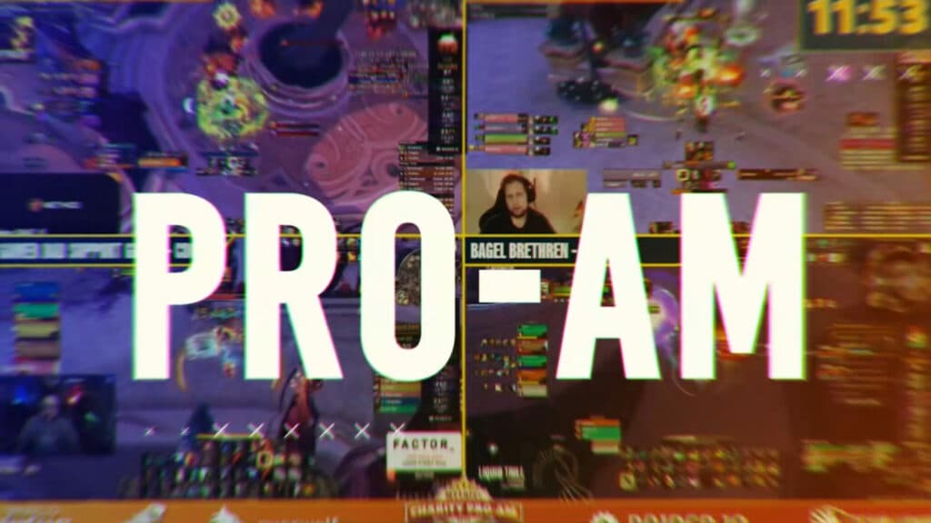 WoW Mythic Charity Pro-Am 2024 graphic (Image via Team Liquid and Raider.IO)