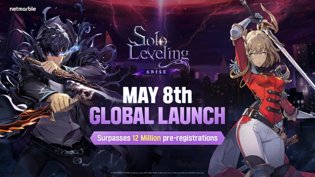 Solo Leveling: ARISE surpasses 12 million pre-registrations (Image via Netmarble Corporation)