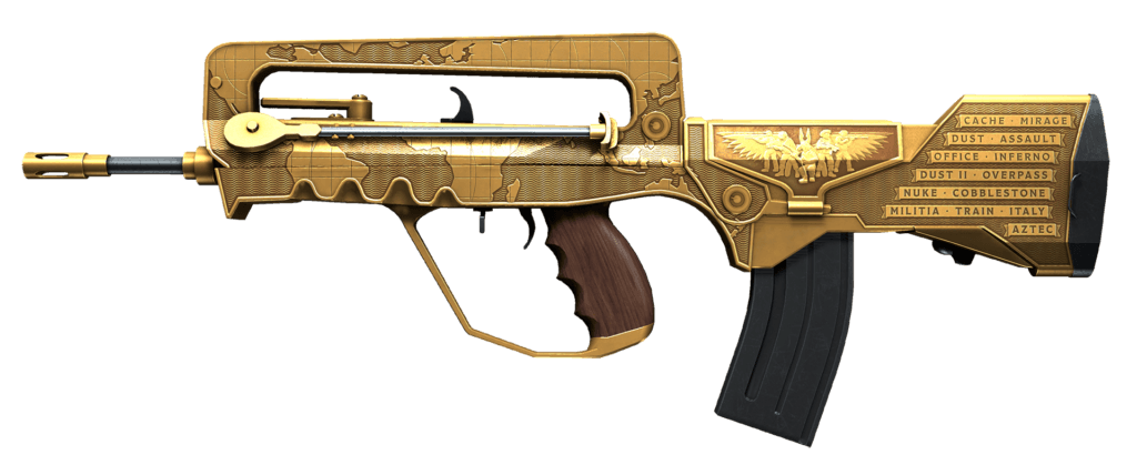 For us, it's the unpainted magazine (Image via Valve)