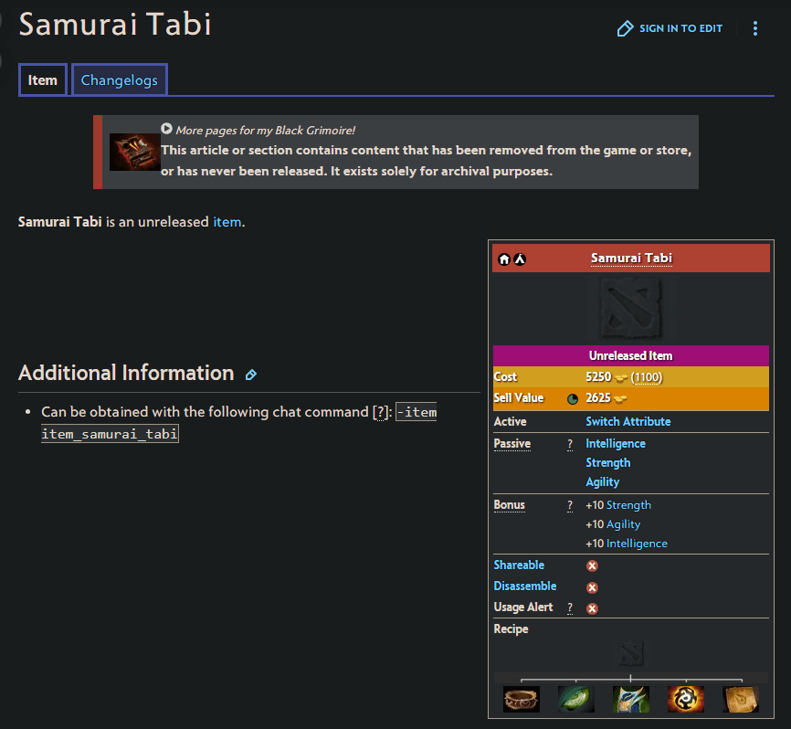 (Image via <a href="https://dota2.fandom.com/wiki/Samurai_Tabi">Dota 2 Fandom</a>)