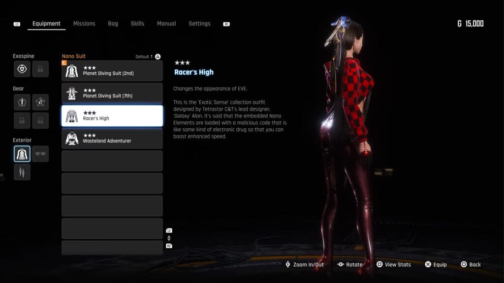 How to change your Stellar Blade outfit (Image via esports.gg)