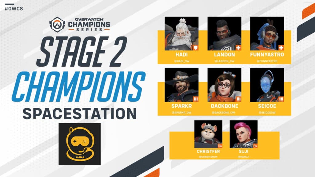 Spacestation Gaming won OWCS 2024 Stage 2 EMEA (Image via Blizzard Entertainment)