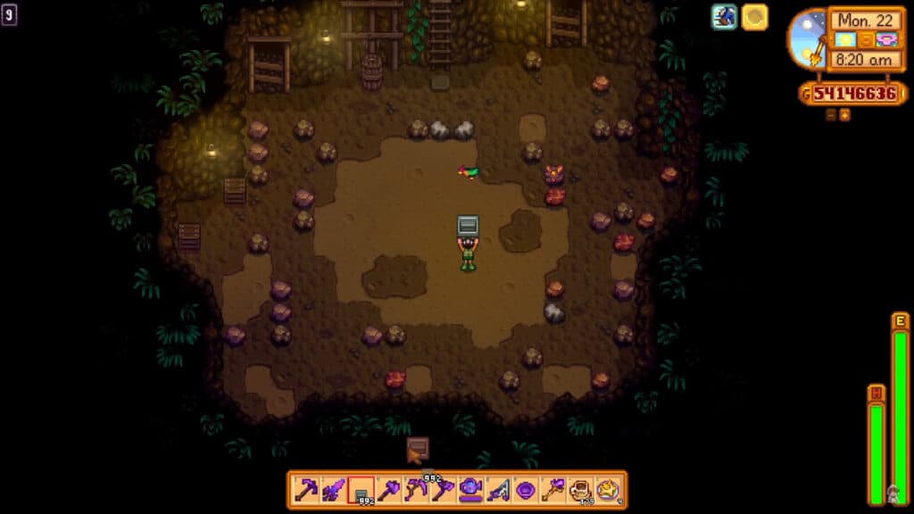 Update 1.6.4 has upgraded the mines in a few different ways (Image via SharkyGames on YouTube)