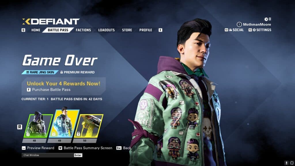 Screenshot of the game's Battle Pass (Image via esports.gg)