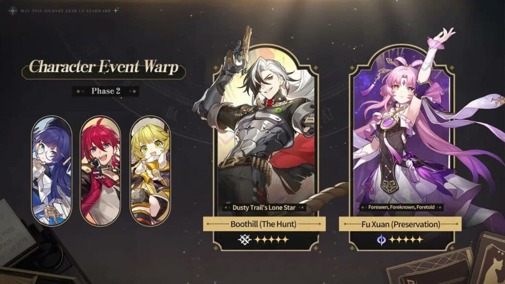 Character event warp in Version 2.2 Phase 2 (Image via miHoYo)