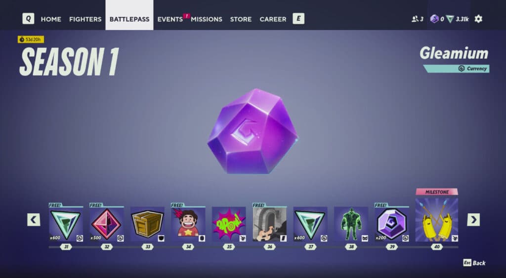 Battle Pass Season 1 in MultiVersus (image via esports.gg)