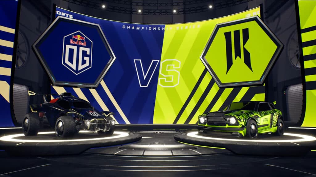 Screenshot from the broadcast right before the tiebreaker match (Image via esports.gg)