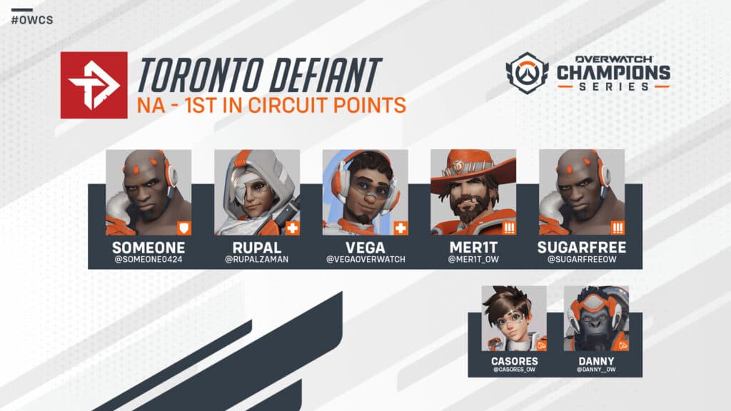 OWCS Toronto Defiant (Image via Blizzard Entertainment)