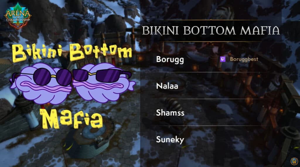 Bikini Bottom Mafia players (Image via Blizzard Entertainment)