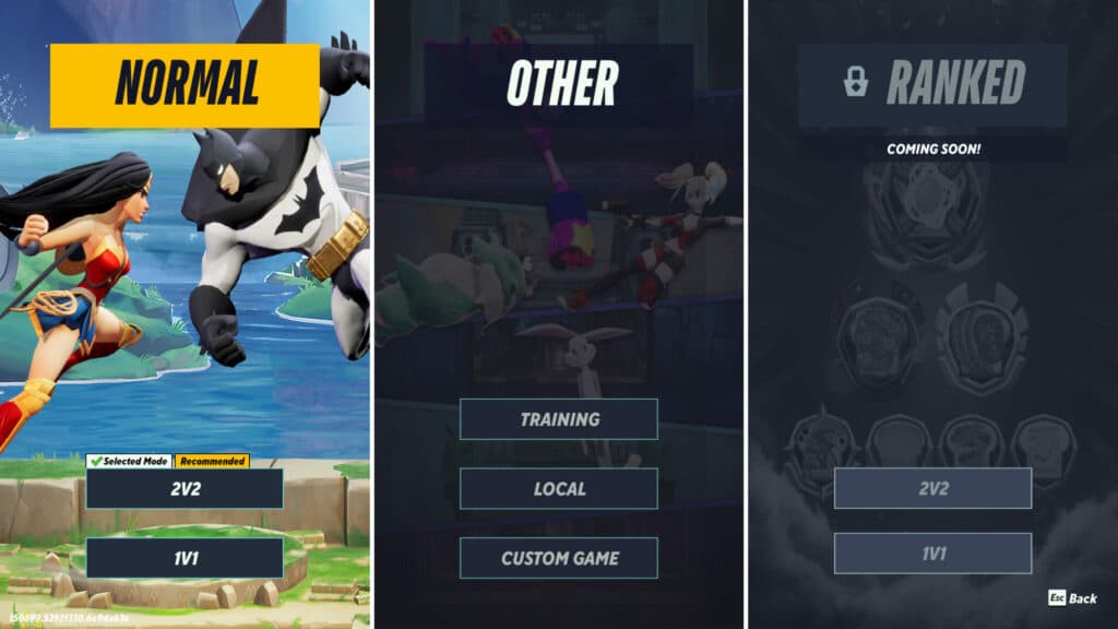 MultiVersus modes (Image via esports.gg)