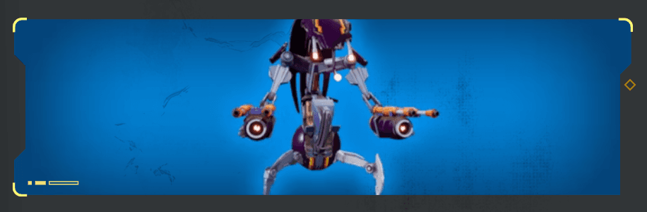 <strong>Slingshot's weapon - Twin Blaster Cannons.</strong>