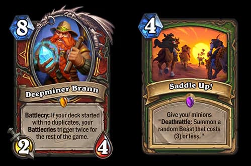 Hearthstone patch 29.4 notes nerfs (Images via Blizzard Entertainment)