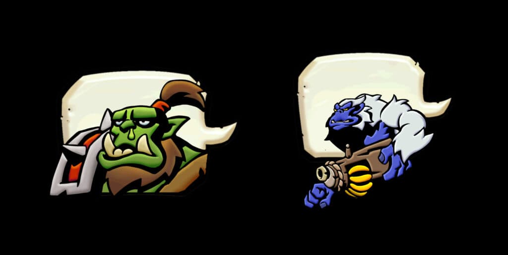 Warcraft Rumble Season 6 emotes (Image via Blizzard Entertainment)