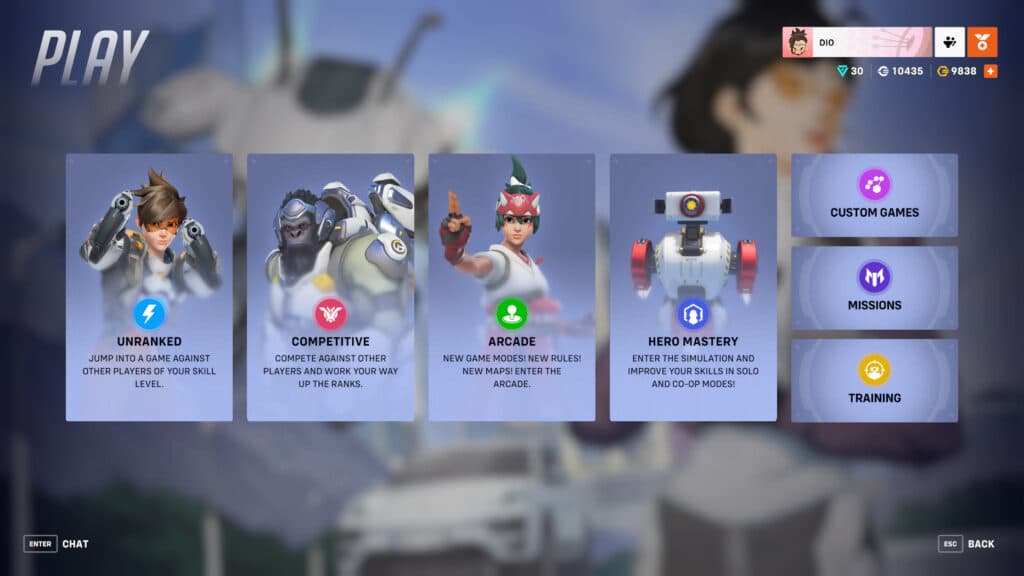 Different game modes (Image via esports.gg)