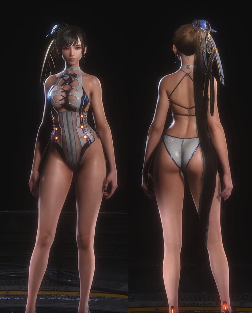 The Midsummer Alice uncensored outfit for EVE (Image via <a href="https://x.com/kirachem/status/1793934352751157288/photo/2">@kirachem</a>)