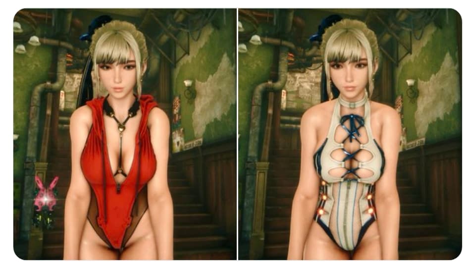 The Midsummer Redhood and Midsummer Alice uncensored outfits (Image via @Genki_JPN)