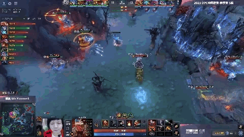 Famous drama scene: fy saved himself Rubick and left Erika alone (Image via Valve Corporation)