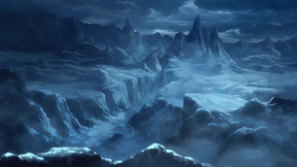 A depiction of Icewrack from DOTA: Dragon's Blood.