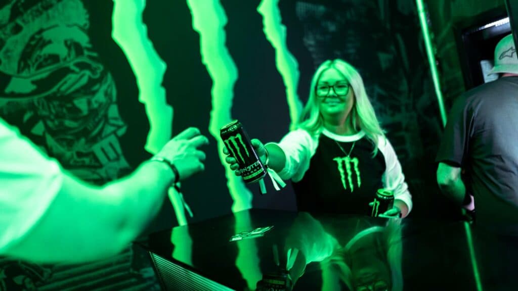 Get your Monster for free. ( Image via @MonsterEnergy )