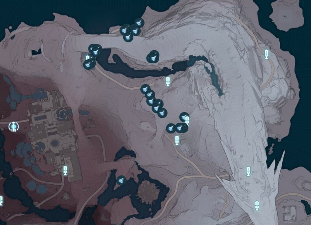 Gloom Slough locations (Image via Wuthering.gg)