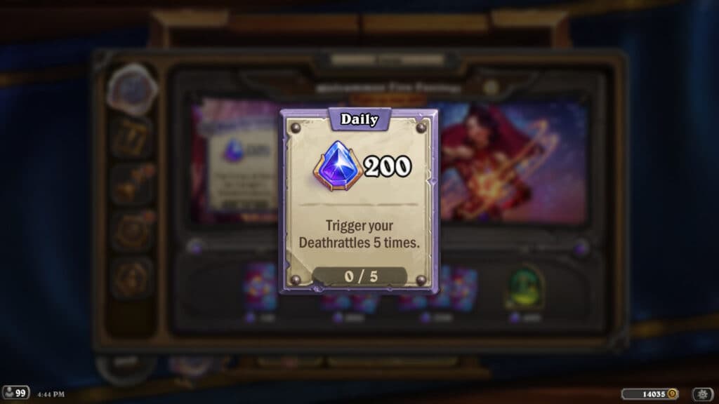 Daily quest screenshot (Image via esports.gg)