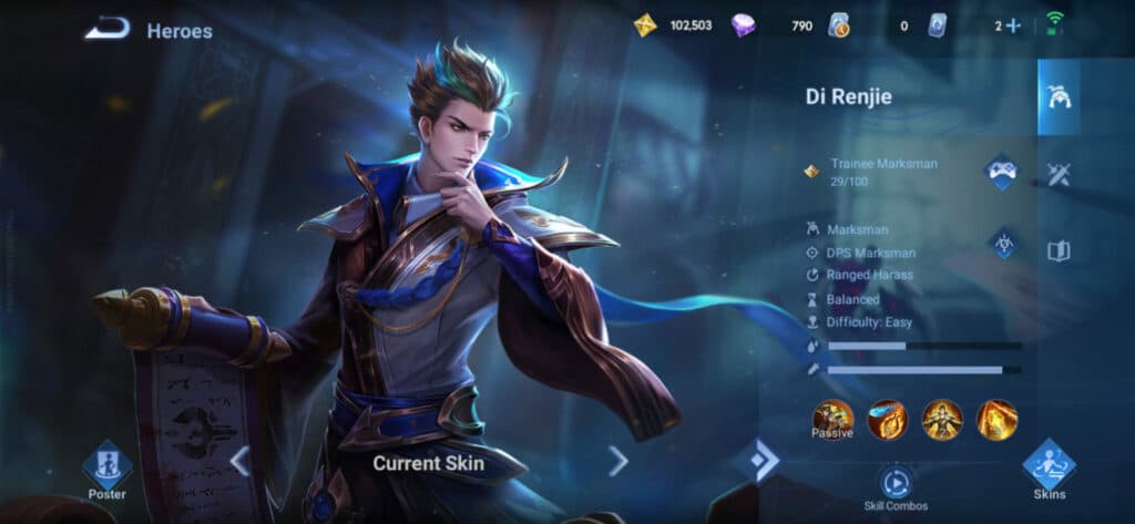 Di Renjie from Honor of Kings (Image via esports.gg)