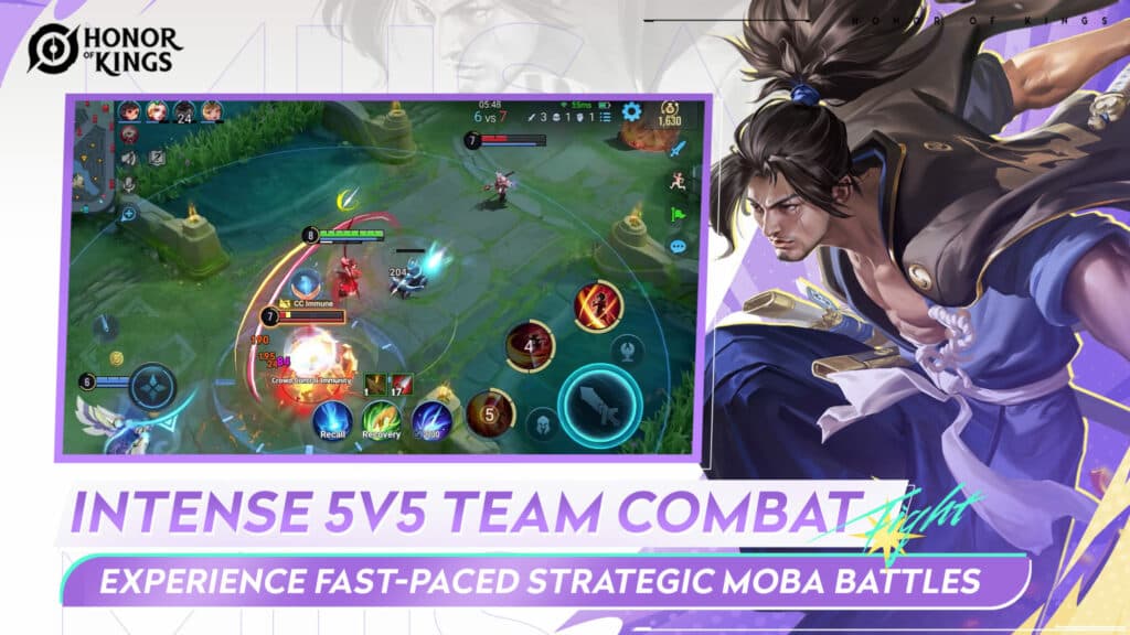 <em>HoK 5v5 MOBA gameplay (Image via Level Infinite)</em>
