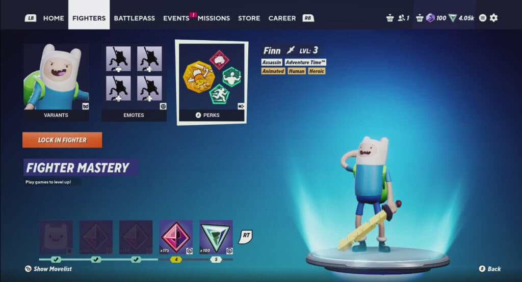<em>Finn the Human in MultiVersus (image via esports.gg)</em>