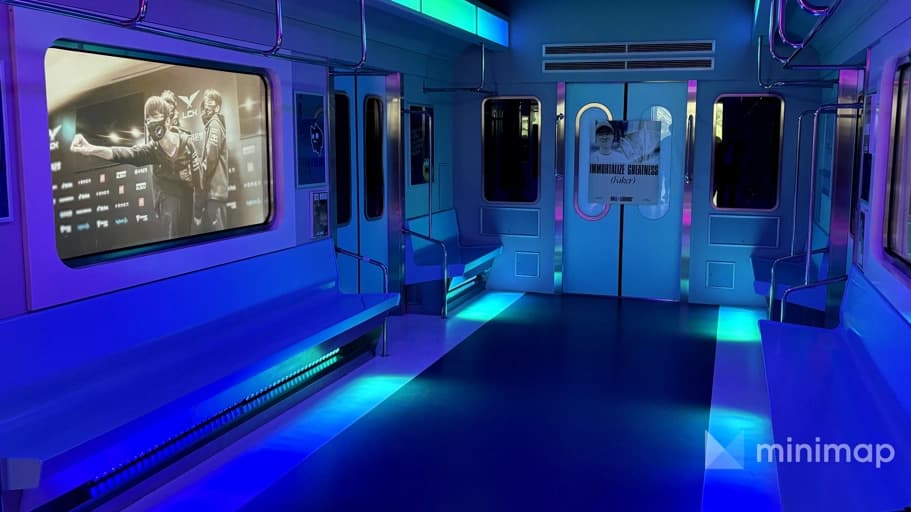 Train of Memories on the next floor of Faker Temple (Image via Minimap)