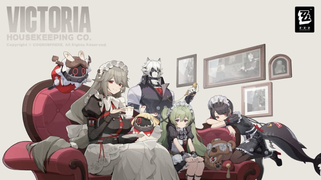 Artwork of the Victoria Housekeeping Co. faction (Image via miHoYo)