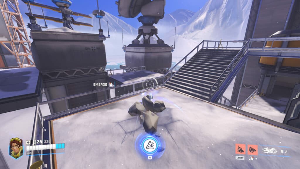 Venture using Burrow in Overwatch 2 (Image via esports.gg)