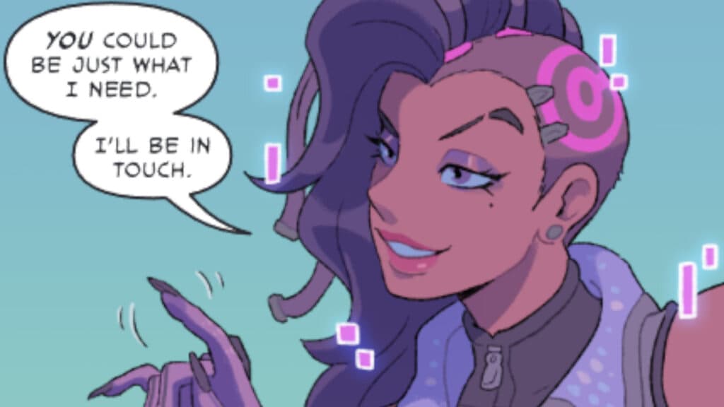 Sombra talking to Venture (Image via Blizzard Entertainment)