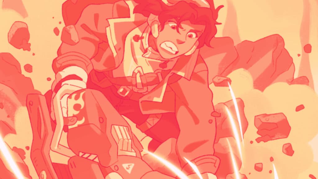 The Tangle With Talon comic is written by Blue Delliquanti and the artwork is by Xanthe Bouma (Image via Blizzard Entertainment)