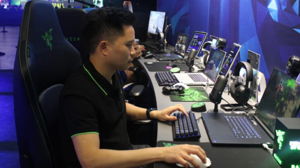 Photo of Razer global esports director Jeffrey Chau (Image via Amy Chen)