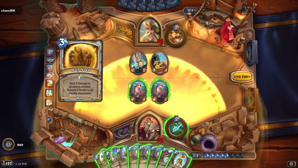 Holy Nova as a random spell (Image via esports.gg)