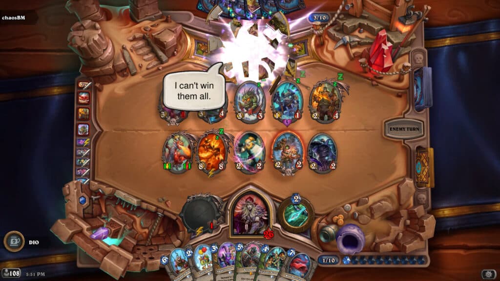 A random Ragnaros appeared (Image via esports.gg)