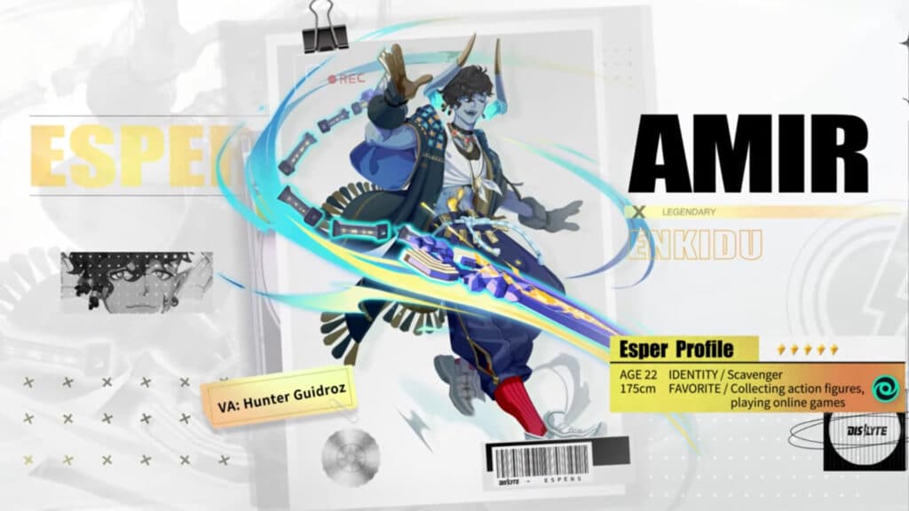 Amir (Enkidu) in Dislyte (Image via Lilith Games)