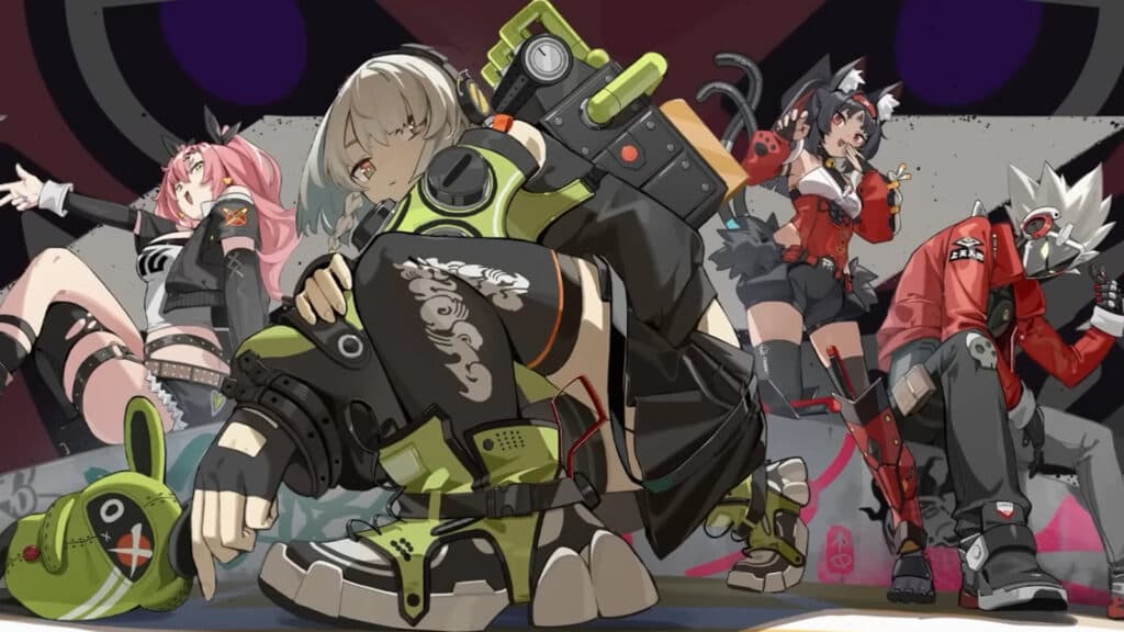 Nicole, Anby, Nekomiya and Billy of the Cunning Hares faction