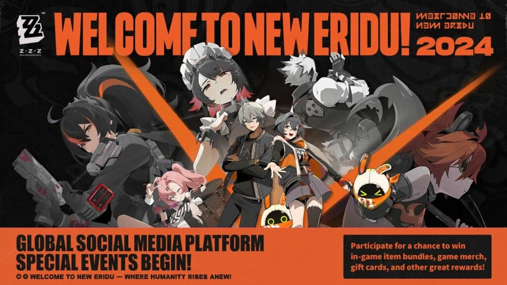Zenless Zone Zero Social Media Platform Special Events. (Image via miHoYo)