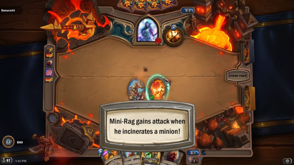 A 4-attack minion against a Priest (Image via esports.gg)