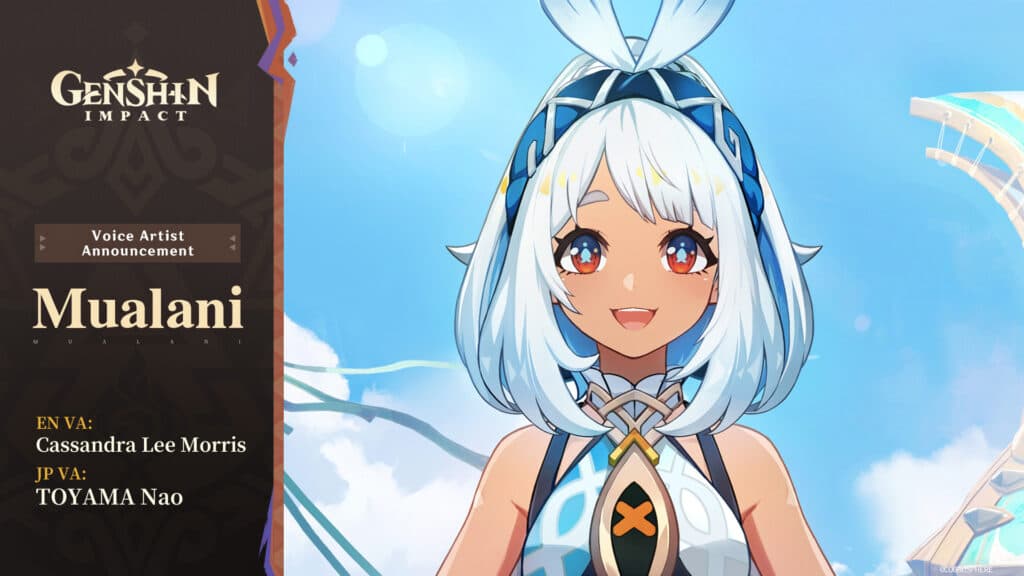 Mualani voice actors in Genshin Impact (image via HoYoverse)