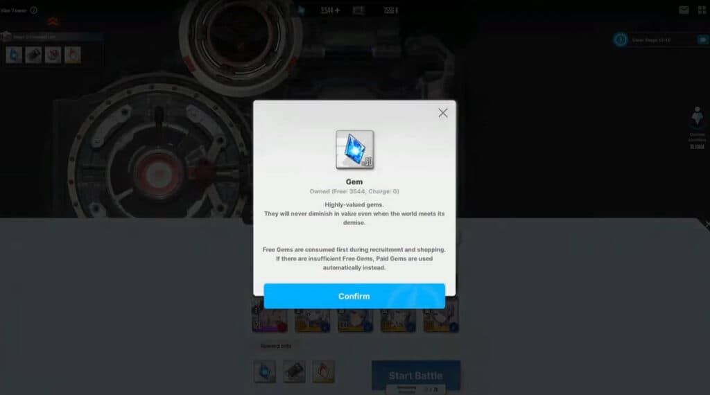 Goddess of Victory: NIKKE free Gems from Tribe Tower (Image via esports.gg)