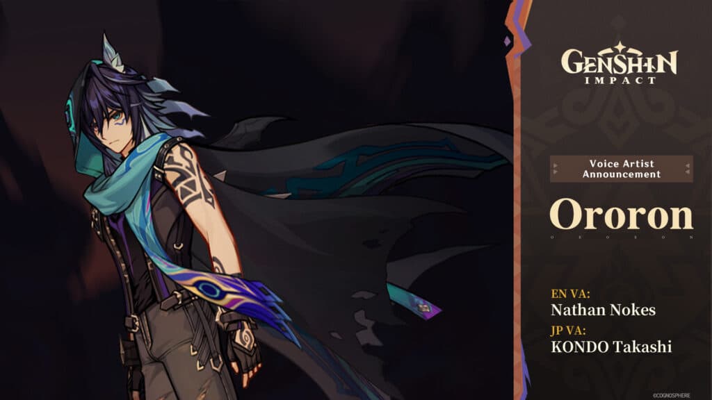 Ororon voice actors in Genshin Impact (image via HoYoverse)