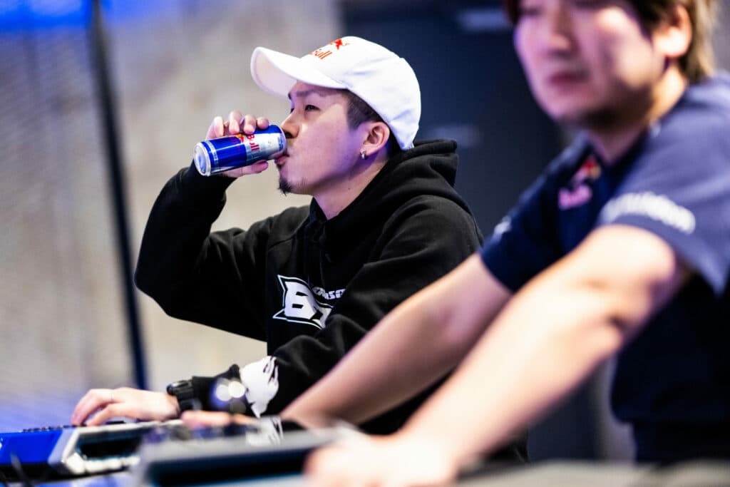 Gachikun and Daigo playing Street Fighter 6 (Image via Jason Halayko and Red Bull Content Pool)