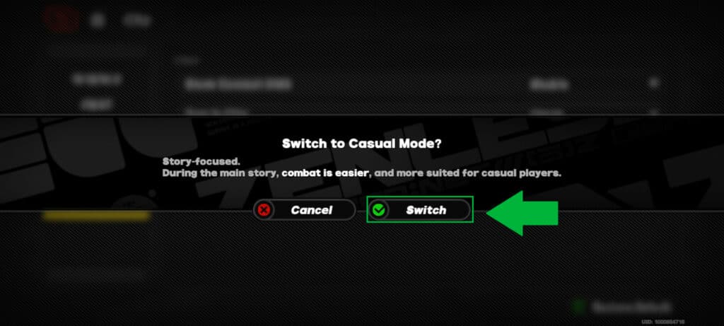 Confirm the switch (Image via esports.gg)